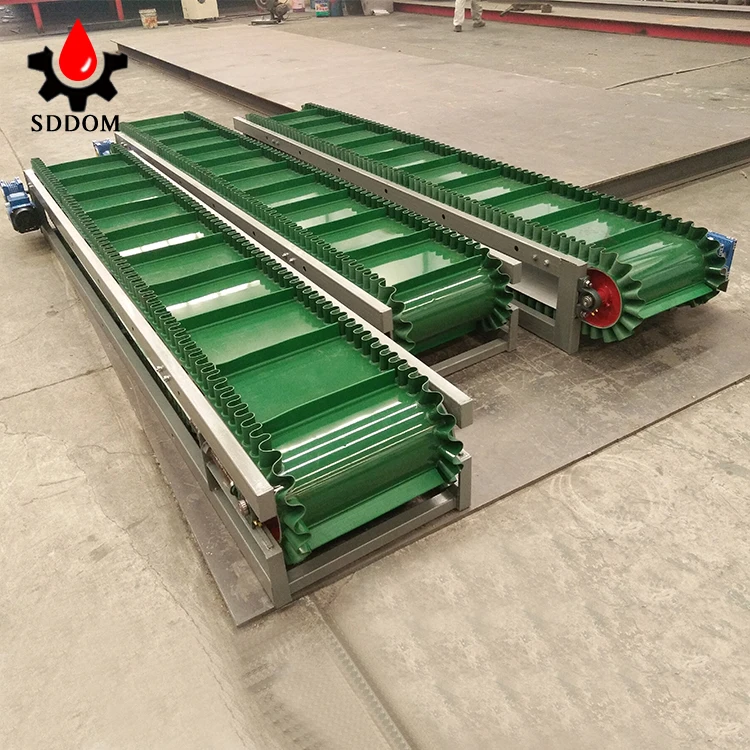 
SDDOM flat unloading belt conveyor loading conveyor 