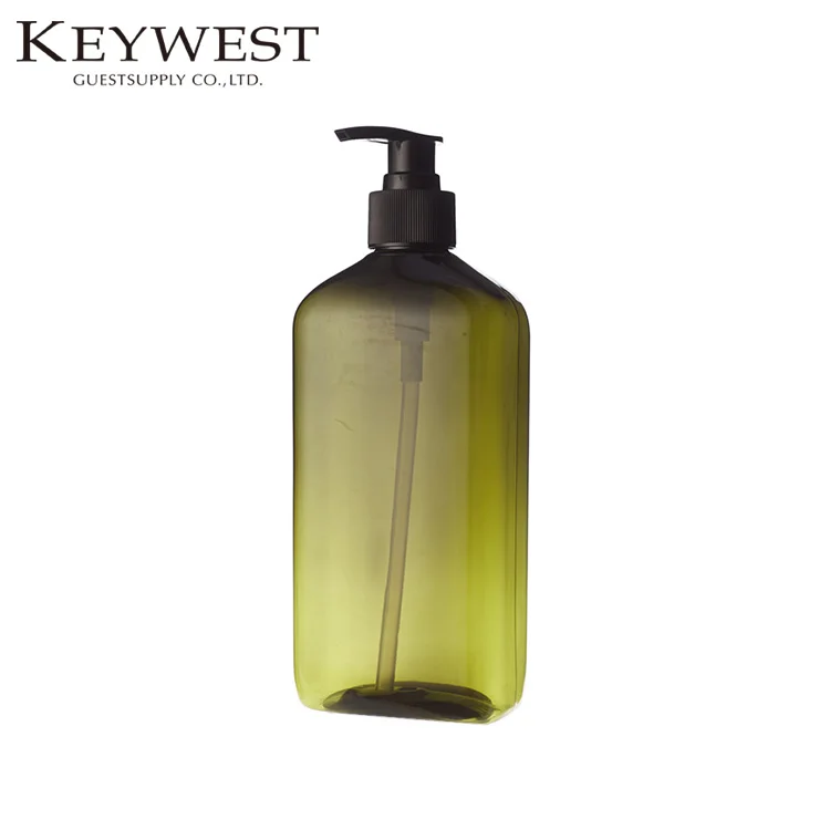 
PE plastic shampoo cosmetic Bottle with lotion pump Conditioner Bottle Shower Container 