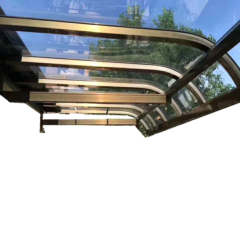 variety color outdoor polycarbonate awning front door canopy PC balcony awning canopy