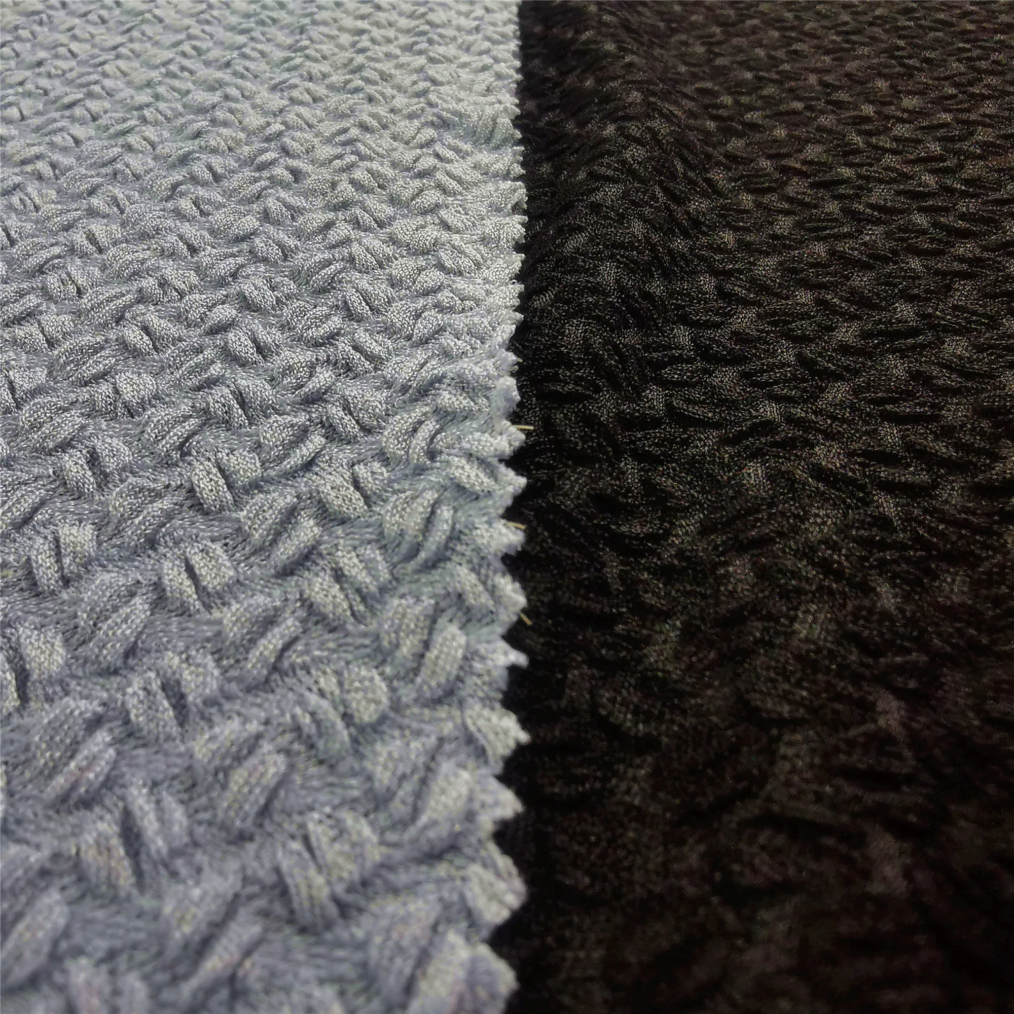 High quality hot selling fabric  Polyester  jacquard fabric for  dress and garment