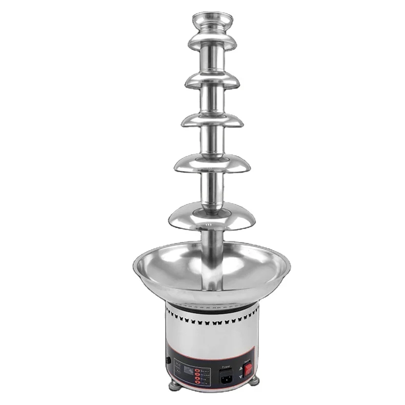 New Design Electric Retro Chocolate Fountain 30~150 Degree 15kg chocolate melting machine