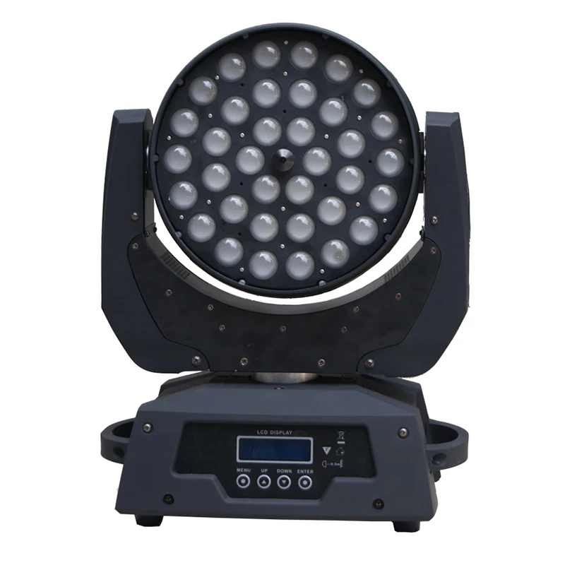 Wash Effects 36x10W RGBW Led Moving Head 15-60 Degree Motorized Zoom Light for Car Exhibitions