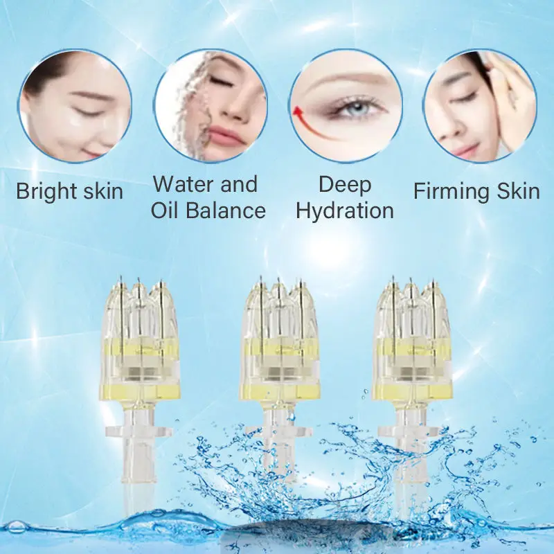 Korea Disposable Meso Needle Beauty Facial Skin Care 5pin 9pin Crystal Multi Needle For Filler Injection