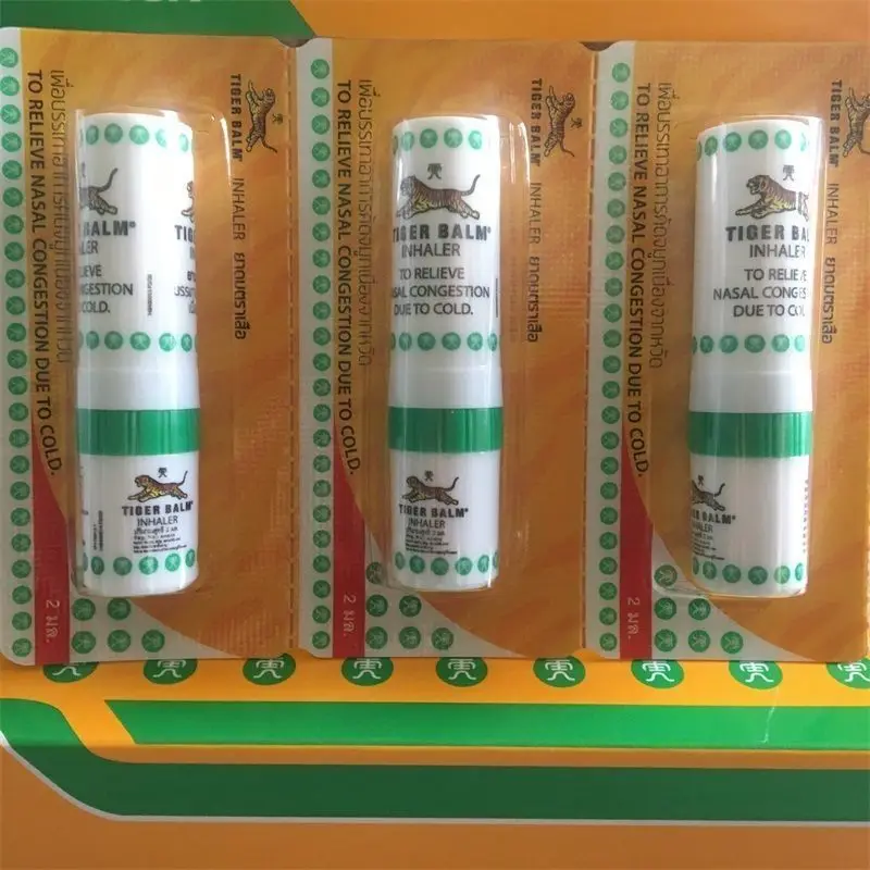 Tiger Balm Thailand Nasal Inhaler Stick Nasal Cure Rhinitis Sinusitis Nose Spray Snore Nose Spray