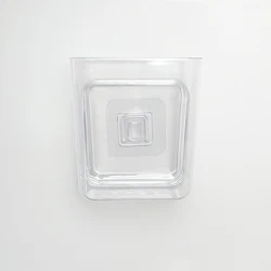 Clear Office Desk Acrylic Pen Holder Custom Pencil Holder Desktop Finishing Makeup Brush Storage Box Can Be Wall-mounted