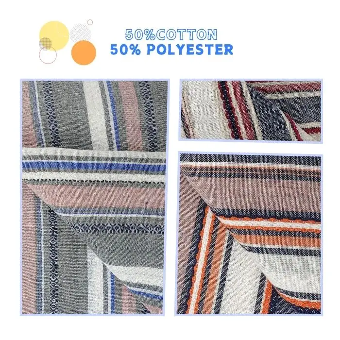 ZXH0028 NE 20s 50% с открытым концом (OE) хлопчатобумажная полиэфирная ткань оптом для рубашки и юбки