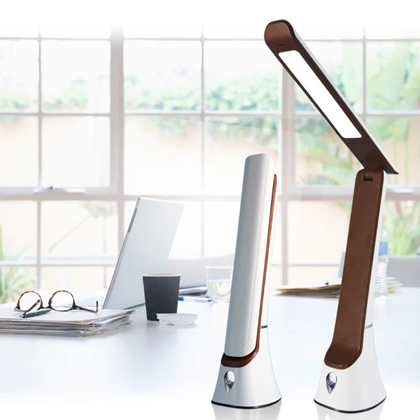 LED learning study lights eye protection cordless table lamp rechargeable portable foldable desk lamp 3 brightness dimmable