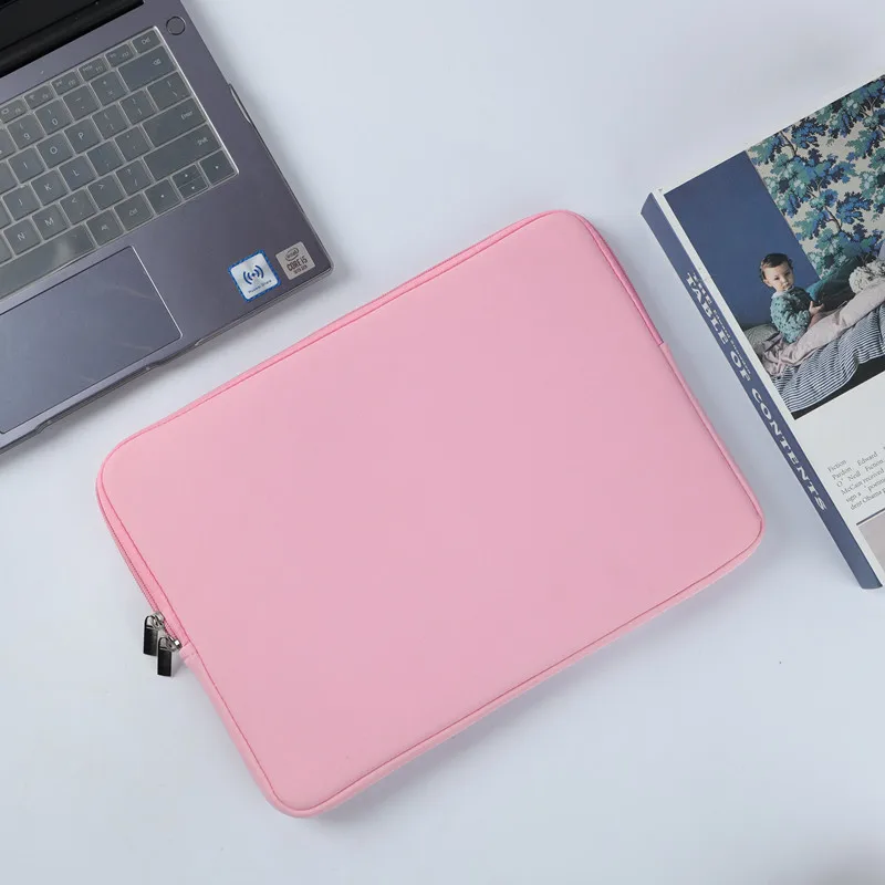 OEM/ODM Fashion design outdoor waterproof promotion laptop bag with zipper pouch for computer neoprene laptop sleeve