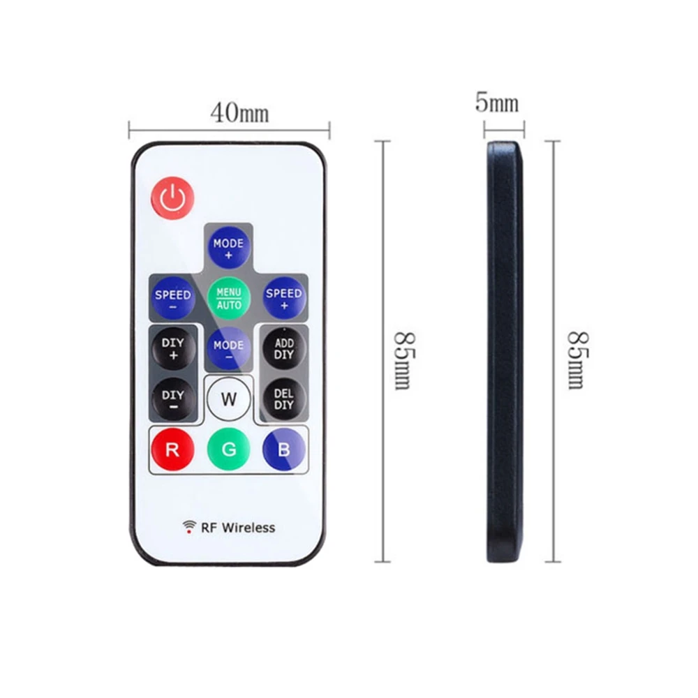 WS2812B RGBIC пиксели светодиодный контроллер 14 клавиш DIY WS2812 SPI умный USB5V