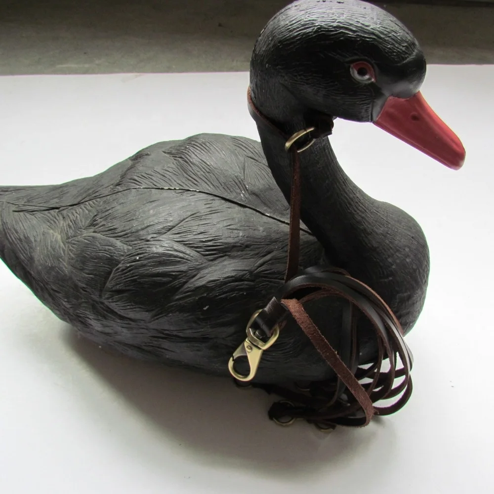TOURBON Small Duck Bird Hunting Leather Hanger Strap Game Carrier for Shooting