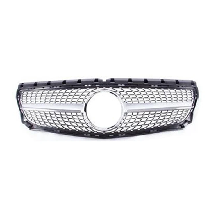 Fast delivery diamond and GTR style car bumper grille front grilles for Mercedes Benz B Class W246 2009-2011 car accessories