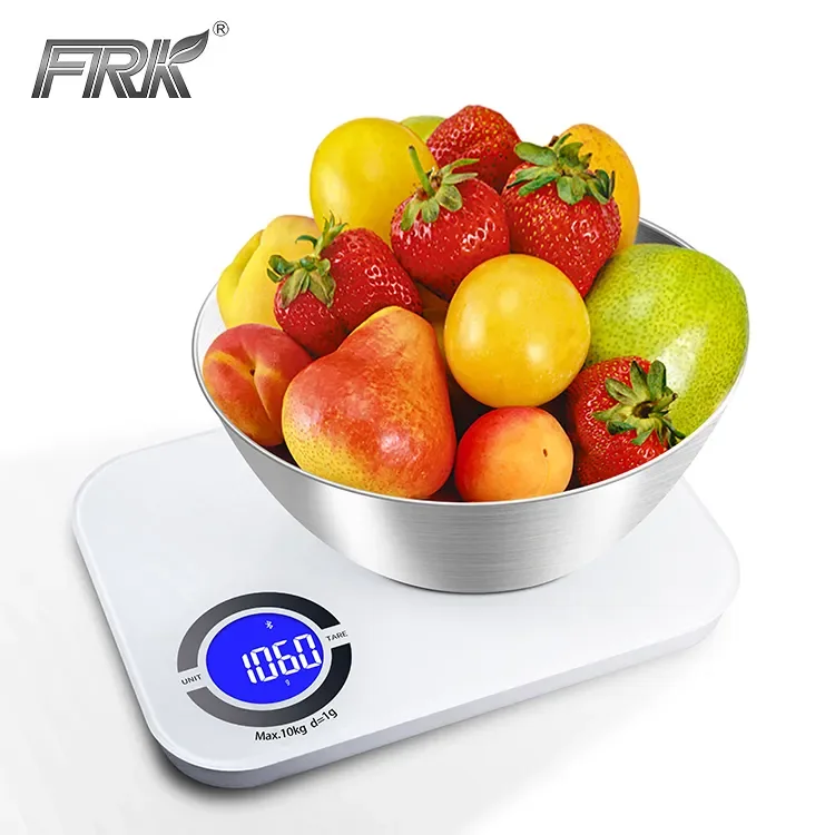 Customized 10kg Electronic Digital Food Weighing Kitchen Scale With Bowl