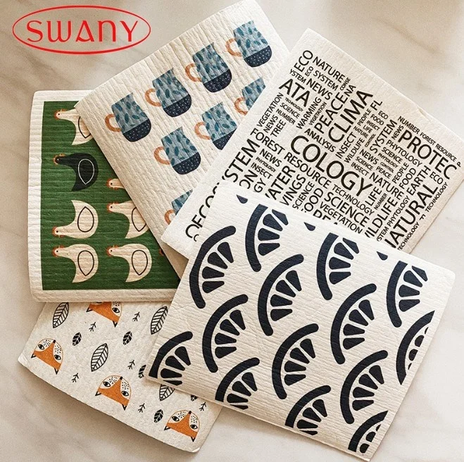 
Eco-Friendly Super Cleaning High Absorbent clean Cellulose Sponge dish Cloth 