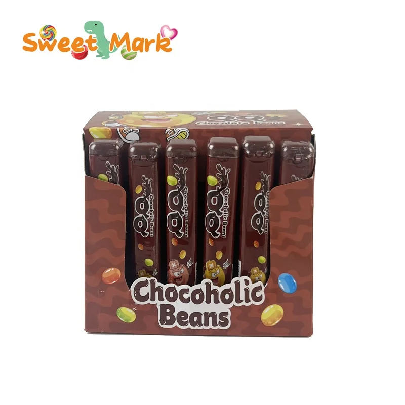 Delicious chocolate Colorful puffed chocolate halal chocolate