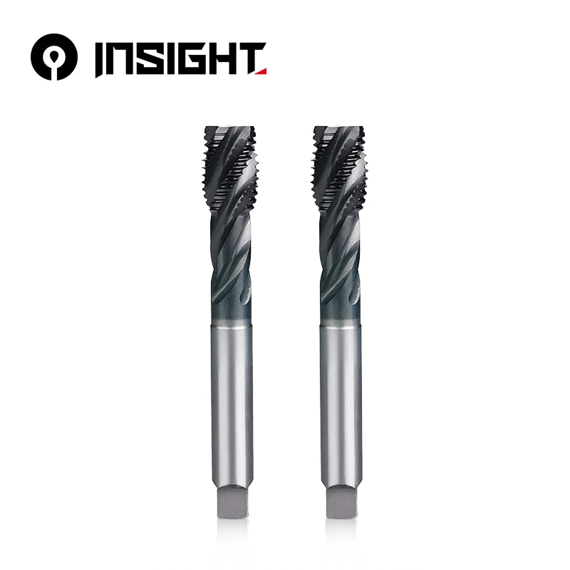M2-M24 Thread Tap Turning Tool CNC Machine Carbide Thread Taps Cutter High Precision Lathe HSS Helical Tapping