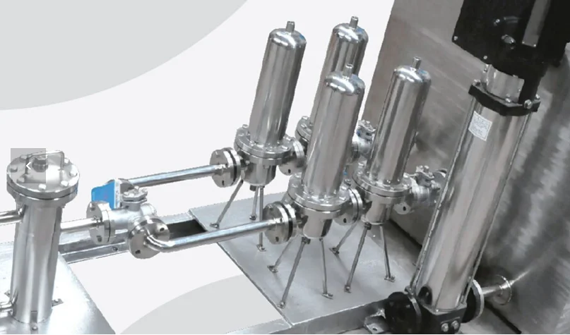 Welding-single cartridge filter be assembled with a micro porous filter element for food beverage industry