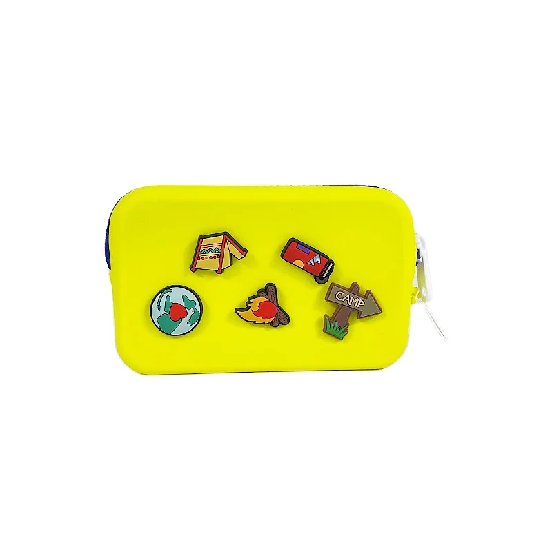 1 Piece Cute Charms Candy Colors Coin Purse Pouch Lovely Key Case Wallet Silicon Money Bags 2023