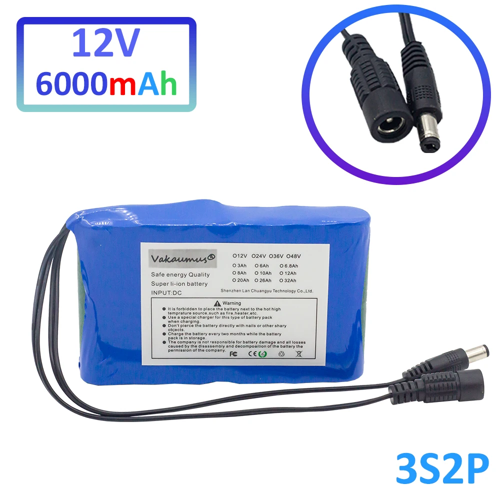 Custom 11.1v 12V for children, electric toys, electronic devices, sweepers, lithium ion battery packs