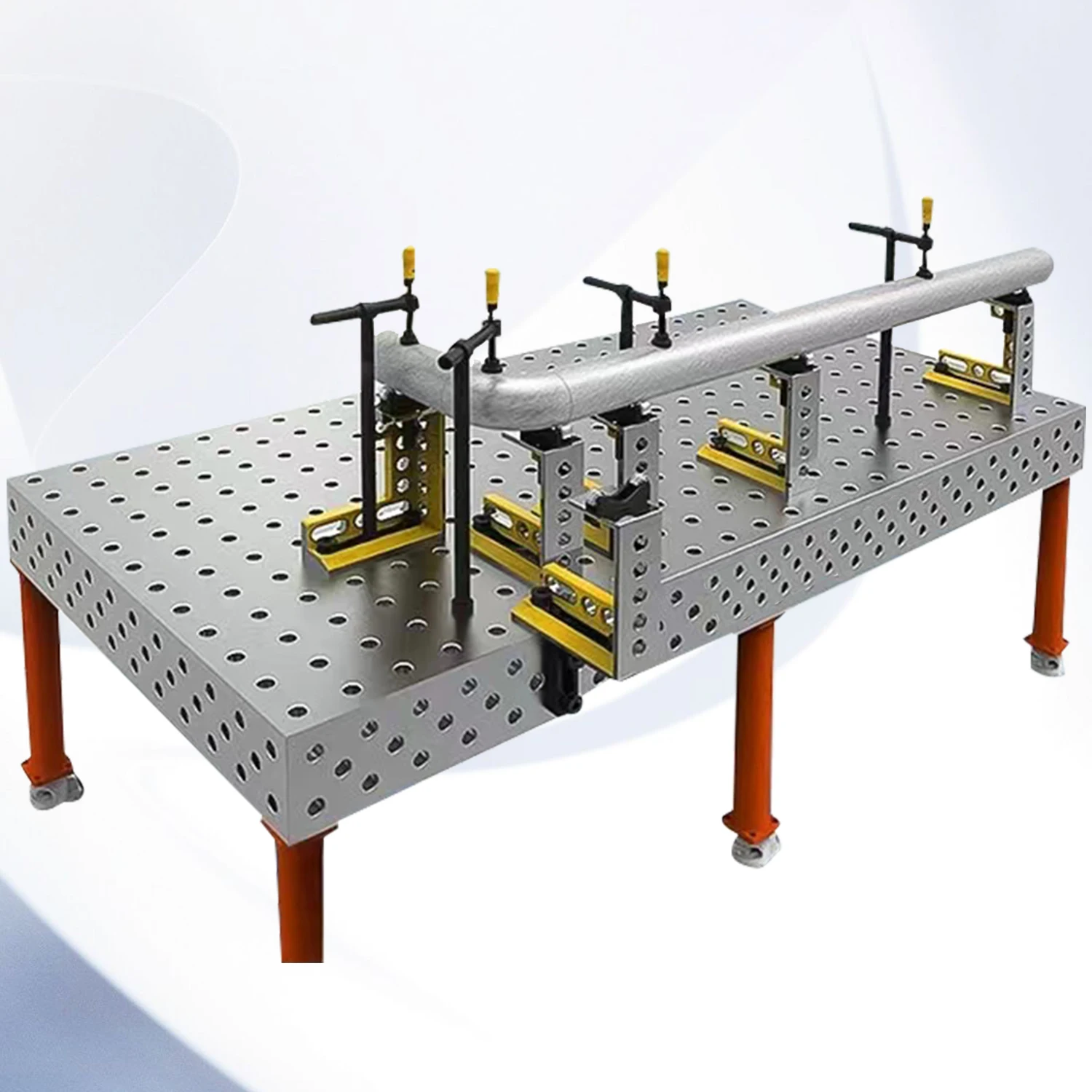 New Design D16 D28 Premium worktables 3d welding table steel 3d robot welding rotary table with clamps  3d welding table