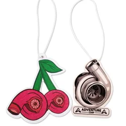 Custom other christmas decorations gifts paper car card air freshener manufacturer for motorcycles
