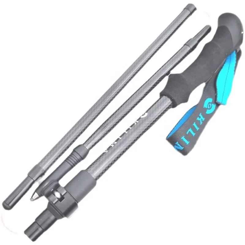 Manufacturers Customized Light weight High Quality Outdoor carbon fiber aluminium wholesale ski poles