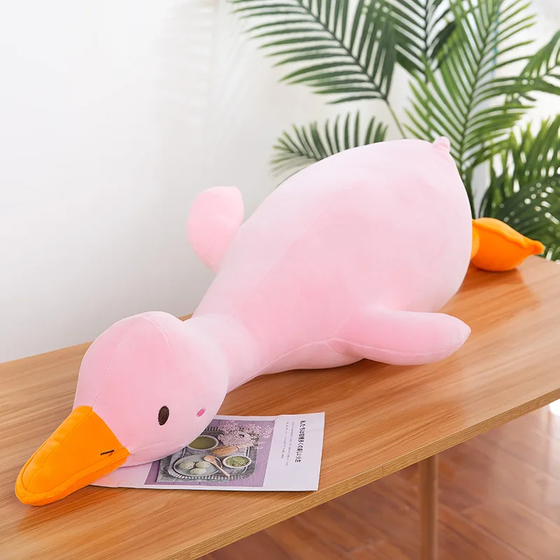 65 cm Super Cute Duck pillow down cotton duck doll plush toy small yellow duck comfort pillow