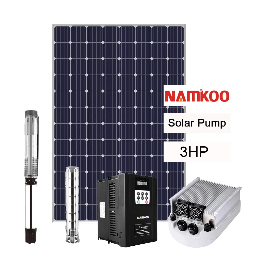 Низкая цена, Солнечный водяной насос 2HP/1.5kw AC, солнечный насос, водяной насос, солнечная панель