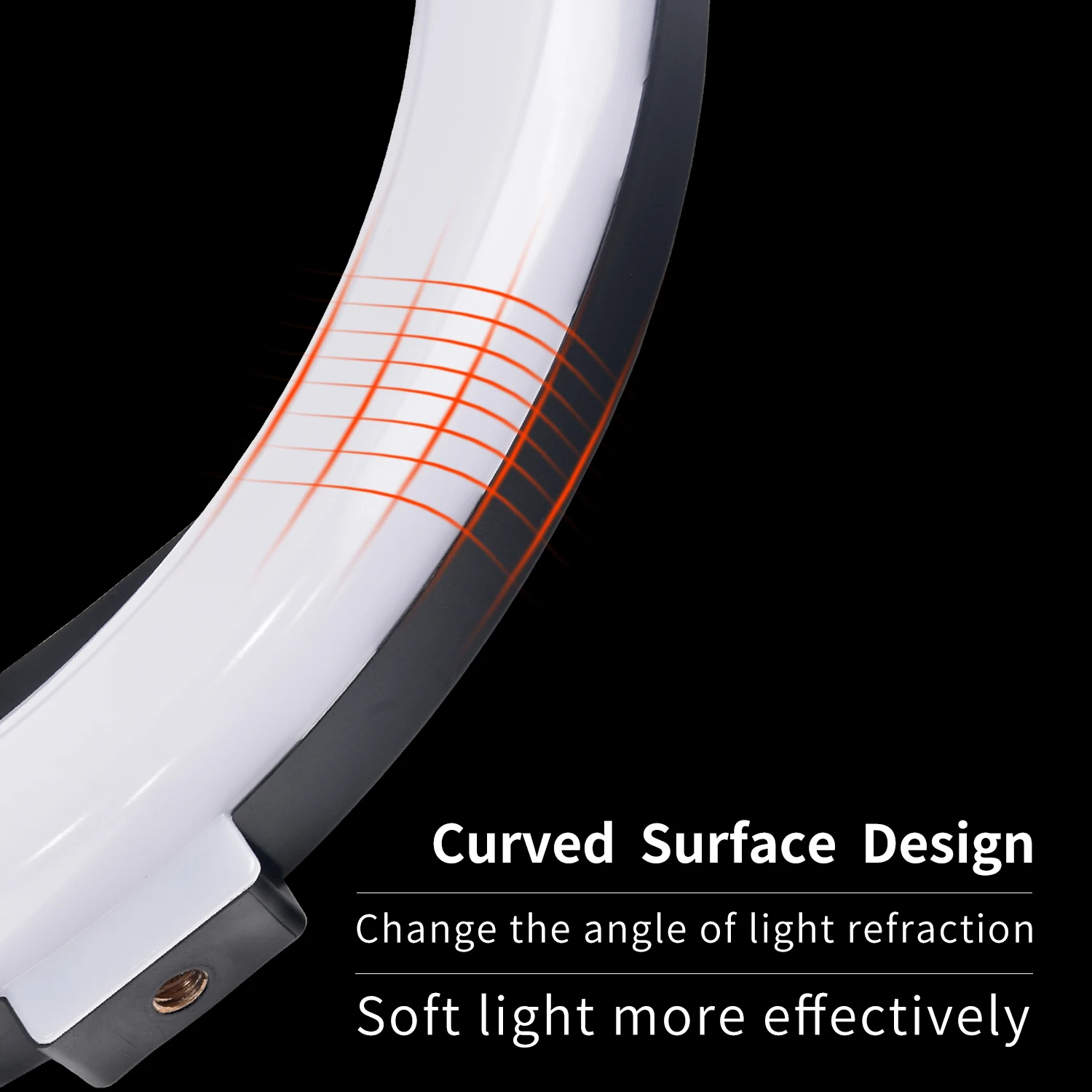 
FOSOTO 10 inch led selfie Ring light 26cm Video lamp photographic lighting with Tripod stand And phone holder For makeup Youtube 