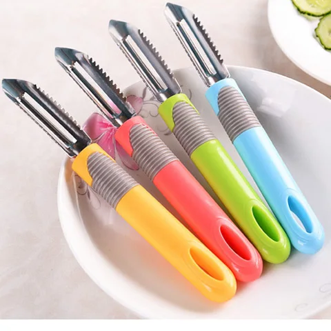 Best Selling Stainless Steel Colorful Carrot Potato Peeler Kitchen Tools Vegetable Multi-function Fruit Peeler