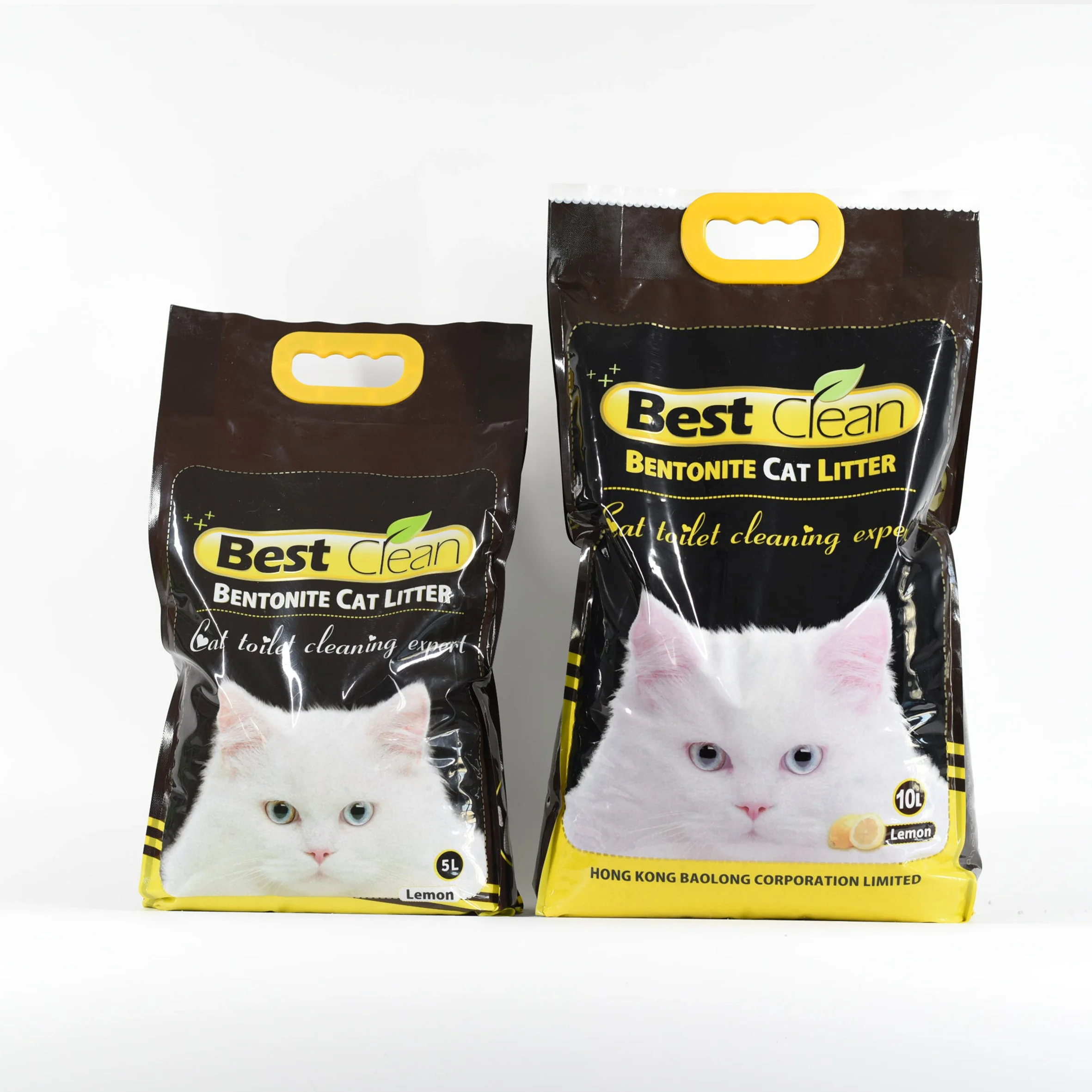 Bentonite Clay Cat Litter Sand for Apple/Lemon/Lavender/Coffee Flavor