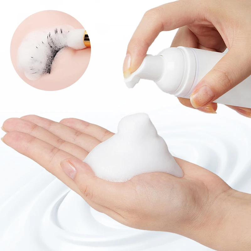 Eyelash lash shampoo wholesale vegan eye foam extensions eyelashes extension wash cleaning Cleanser cleaner