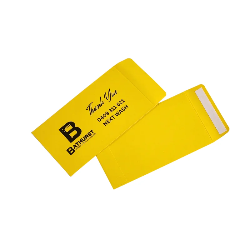 Wholesale Custom Logo Print Mini Paper Envelope for Part Paper with Self Sticker