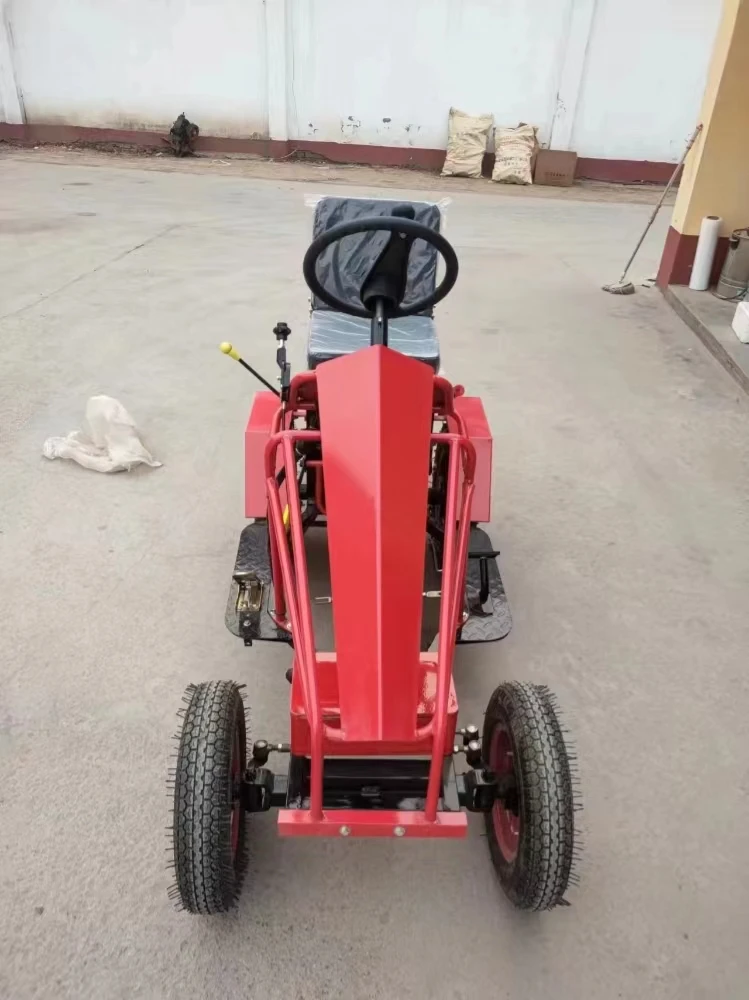 Four wheel drive corn and soybean planter gasoline engine driven household mini planter