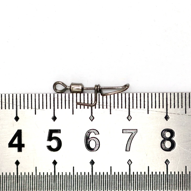 Sea Fishing Rigs Cascade Clip Down Rolling Swivels With Bait Clip Fishing Swivels Connector