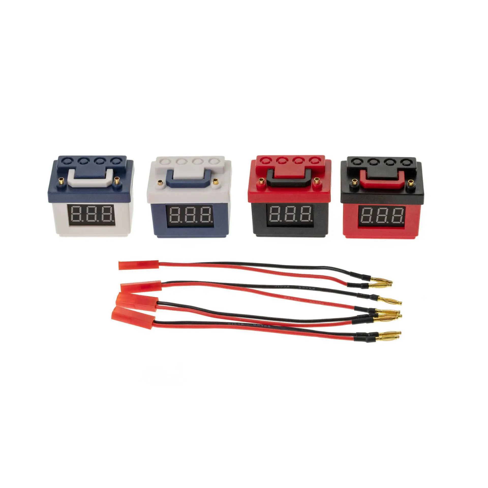 Simulation RC Model Decoration 2s-4s Lithium Battery LIPO Low Voltage Alarm Garage Decoration For 1/10 RC Crawler