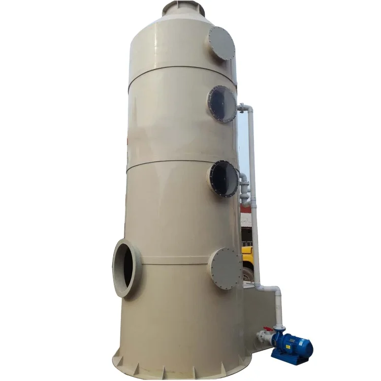 
Wet spraying purification tower industrial ammonia gas scrubber industrial air scrubber 