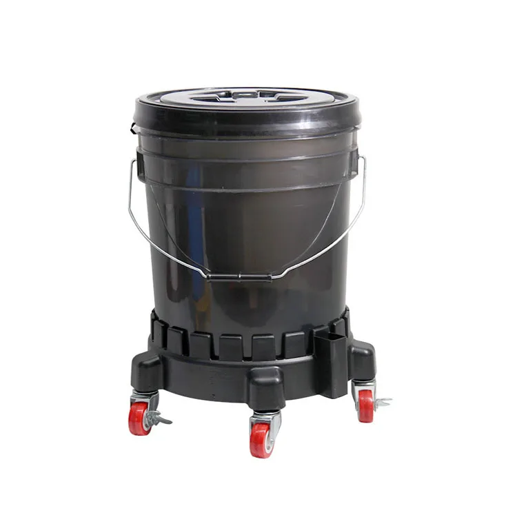 20 liter car wash bucket car wash with lid and holder wash bucket with dolly plastic buckets with lids