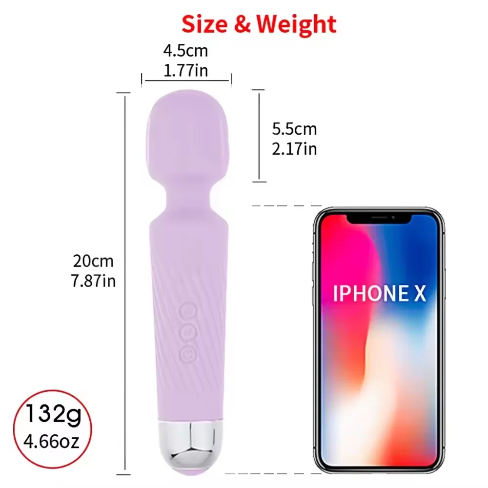 2024 hot sale Waterproof Mini Wand Massager Stick AV Tools Body Massage Vibration Machine for personal wand massager