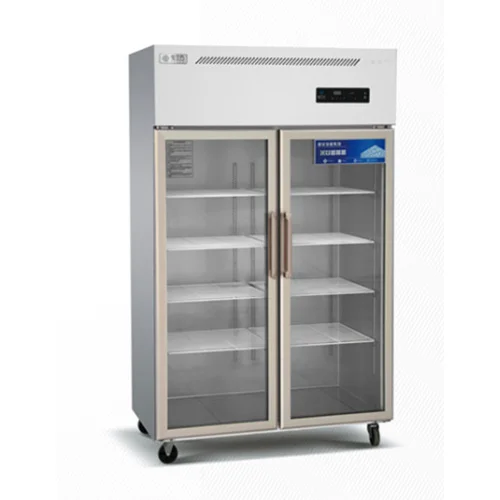Commercial Cooler Countertop Display Freezer Glass Door Refrigerator Stainless Steel Upright Cooler With Glass Doors
