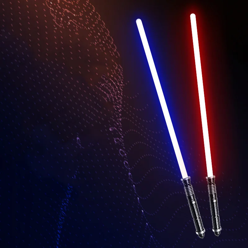 Световой меч RBG, семь цветов, меняющий цвет, металлический лазерный меч, перезаряжаемый детский светящийся игрушечный меч