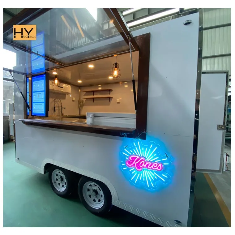 HANYI New Ice Ceram Food Truck Stainless Steel with US DOT Standard for Home Use and Hotels