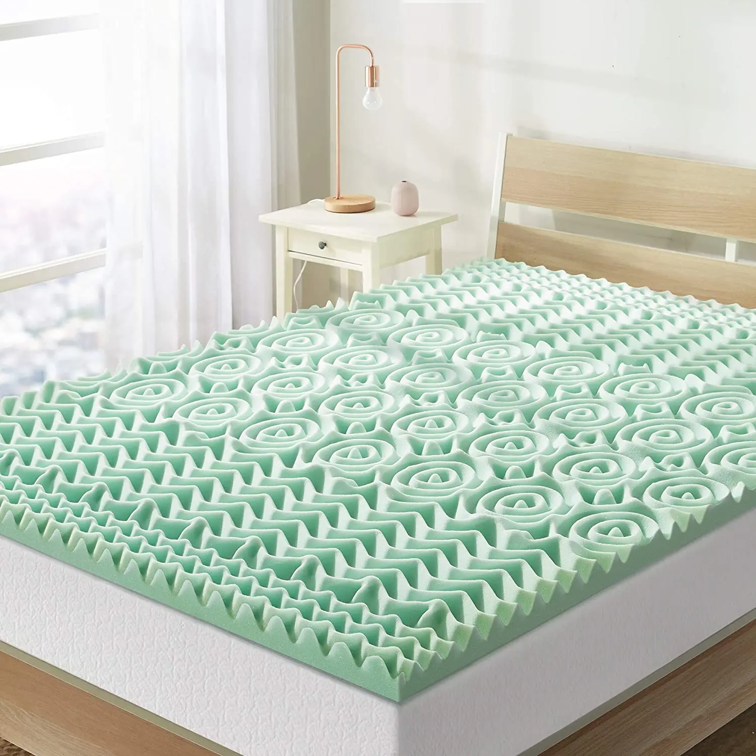 Best Price Wholesale 5 Zone 7 Zone Functional Cool Gel Latex Mattress Memory Foam Mattress Topper