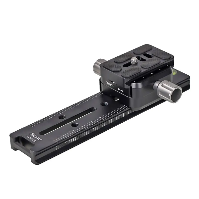 XILETU LCB-18B camera accessories Nodal Slide Rail Quick Release Plate Arca swiss dc-38 board jib slider rod rail base plate