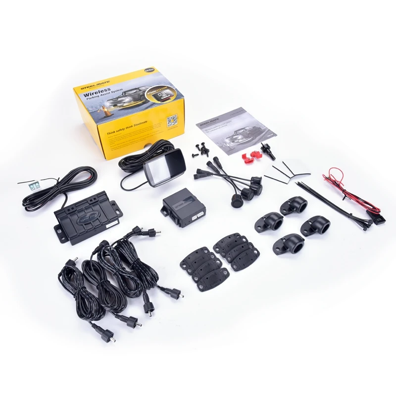 Hot sale Steelmate Car Parking Sensors System with 4 Sensors and LED Parking Display