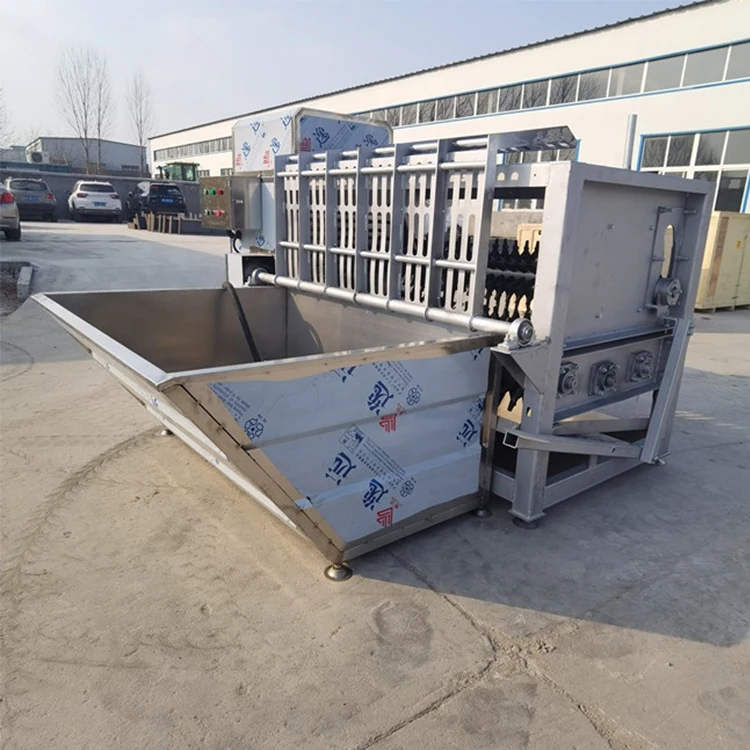 Cow Slaughterhouse Equipment Of Bovine Skinning Working Platform