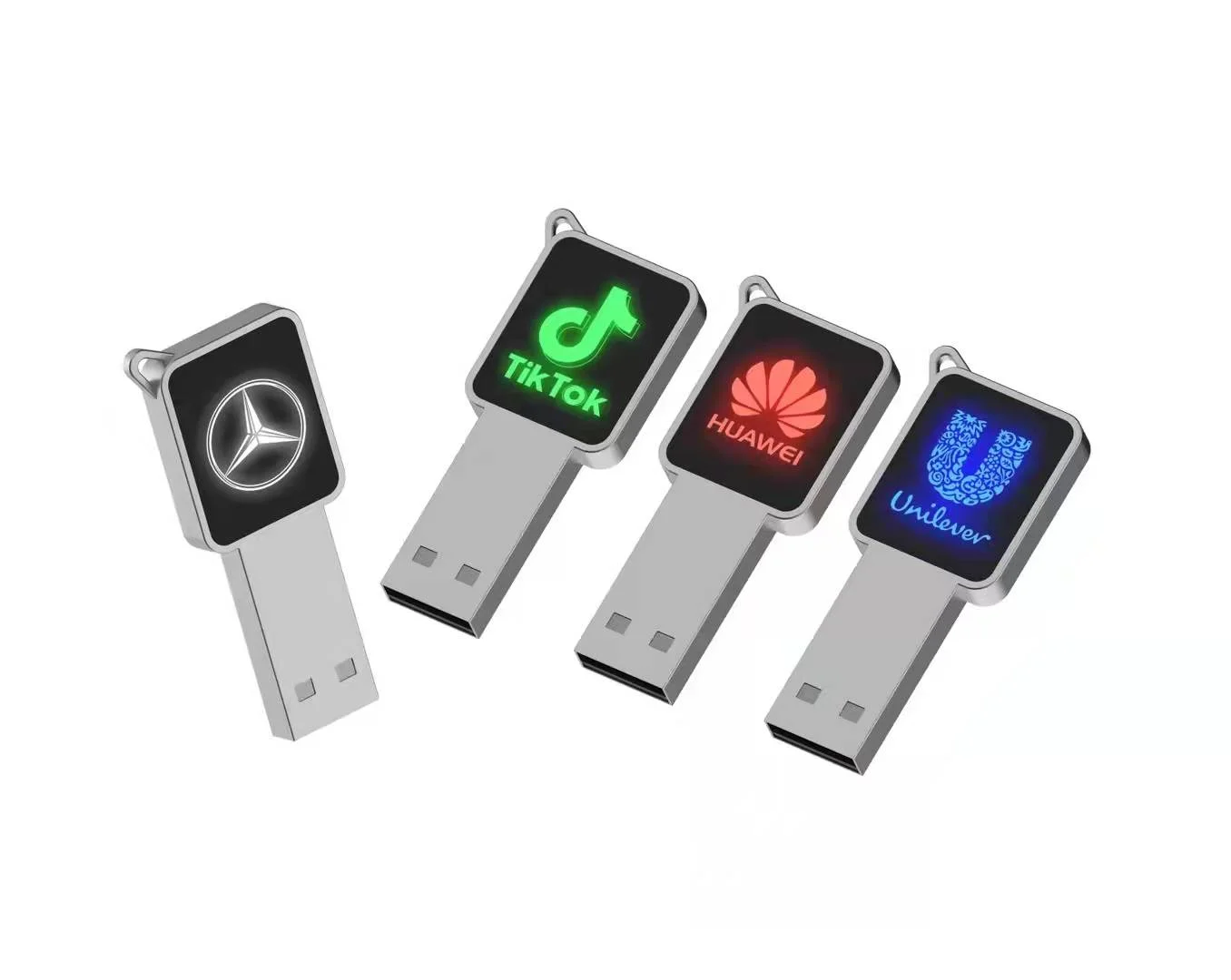 New Design High Quality USB 2.0 USB Flash Drive with Led Light