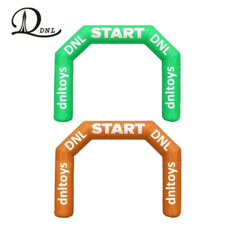 Event inflatable decoration bow for sport games advertising top brick cube inflatable arch door for festival rectangle arch