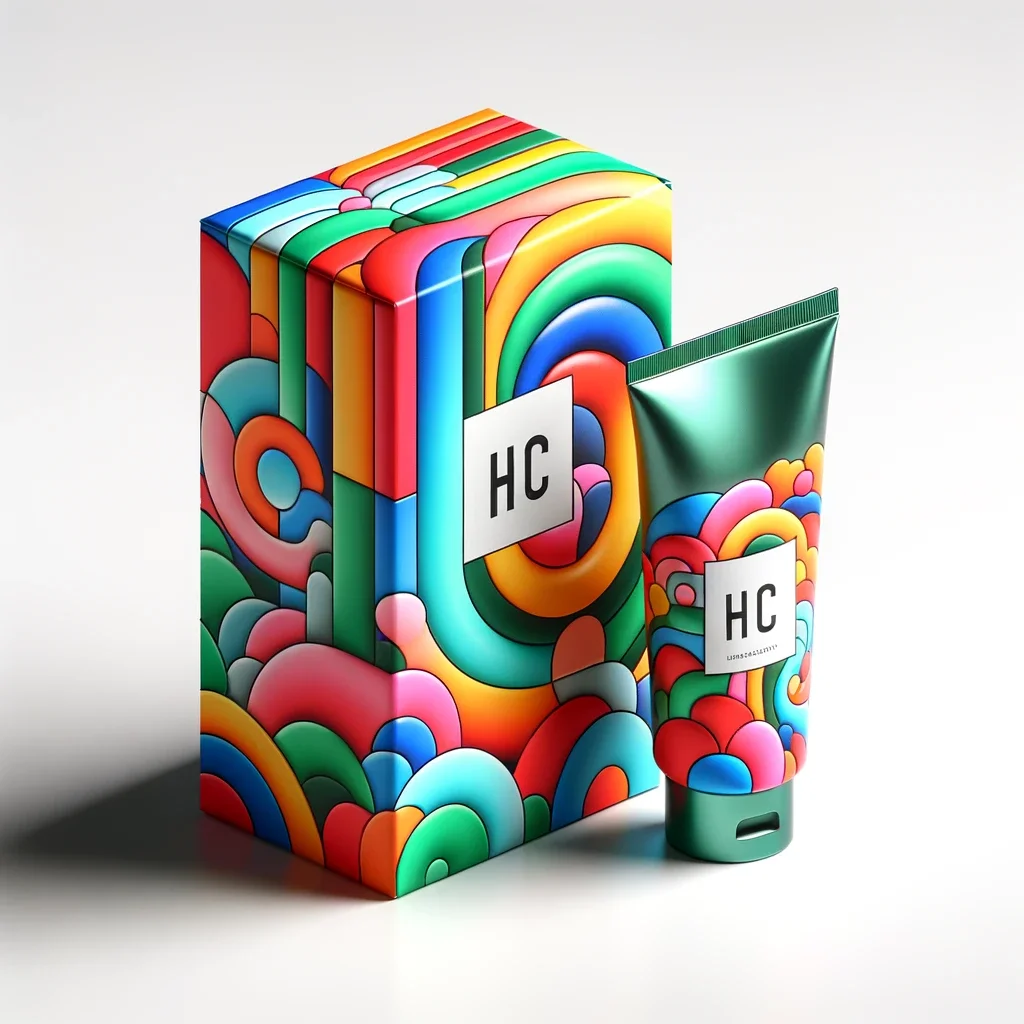 Custom Rainbow Color Box Cardboard Paper For Skincare Cosmetic Essential Oil Face Cream Paper Boxes