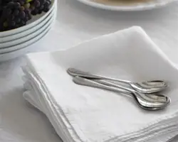 Оптовая распродажа комплектов одежды из 3 вещей, пользовательские настольные 100% природа французскому льну салфетки/салфетки для свадьбы комплект