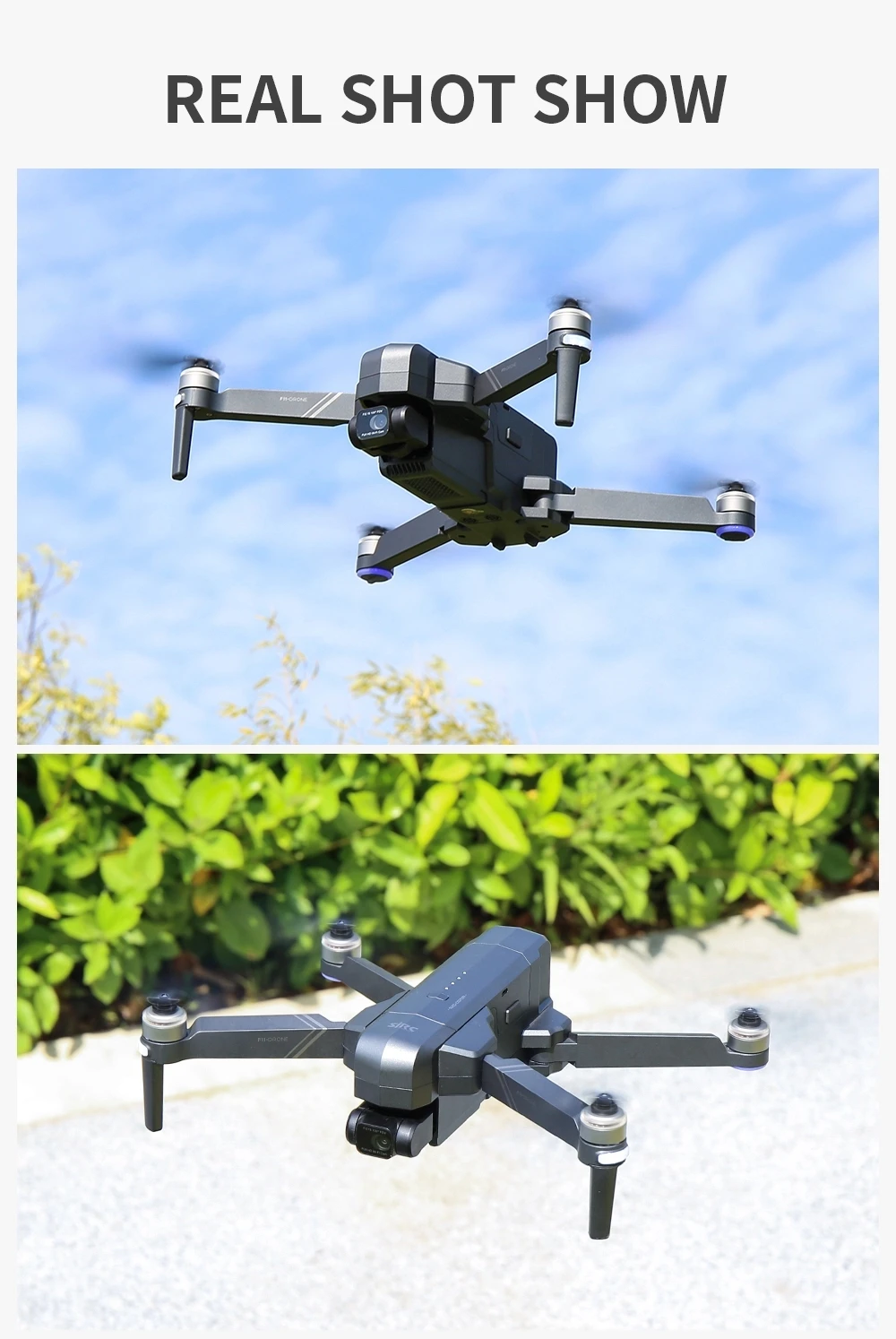  Дрон SJRC F11 PRO 4K с HD-камерой GPS Квадрокоптер Дроны стабилизацией Anti-Shake для аэрофотосъемки Wi-Fi FPV большой радиус